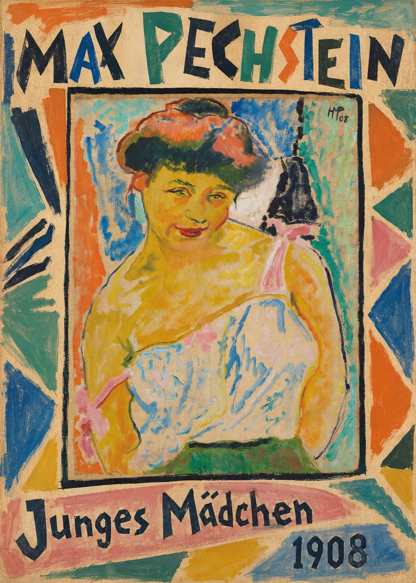 Max Pechstein Junges Mädchen No2 - Poster