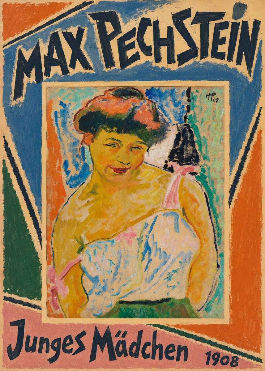 Max Pechstein Junges Mädchen No5 - Poster