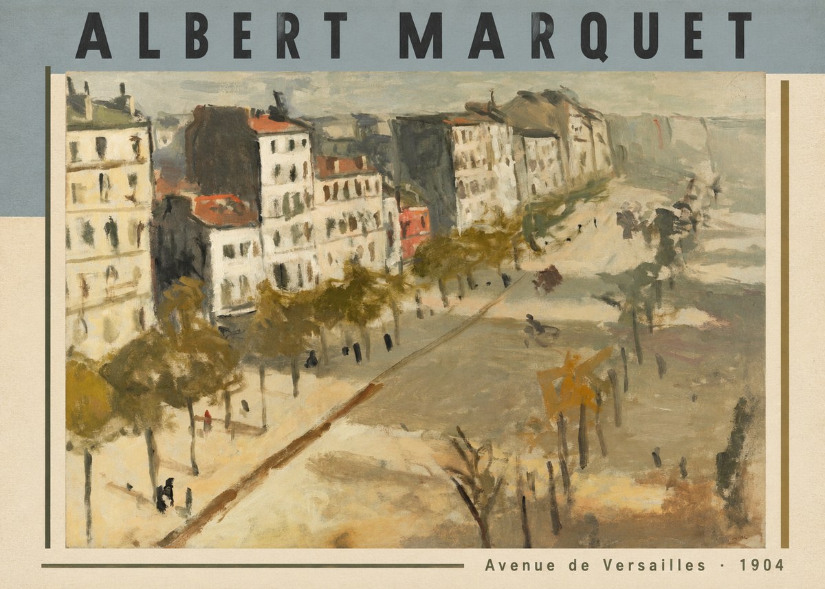Albert Marquet Avenue De Versailles · 1904 No3 - Poster