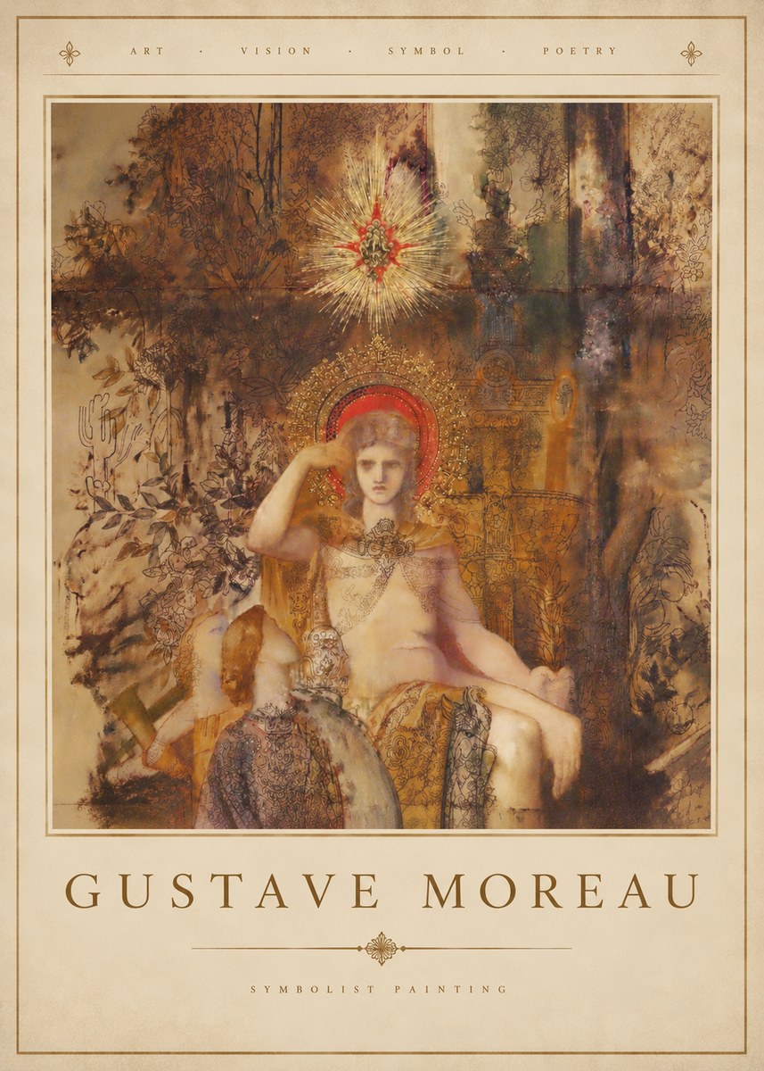 Gustave Moreau Jupiter and Semele III No4 - Poster
